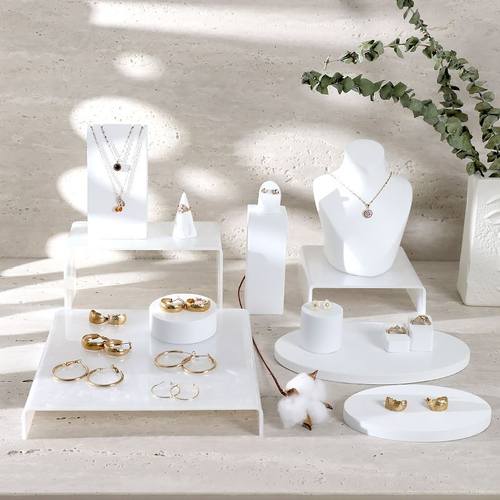 首饰展示架陈列珠宝展示托盘拍照戒指手链石膏饰品拍摄道具