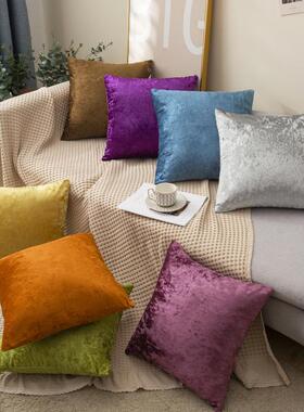 外贸热销48小时极速发货 品质保证冰花绒沙发抱枕床头大靠背抱枕