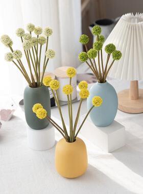 泡沫果跨境仿真花厂家家居装饰婚庆手捧花玫瑰花墙假花INSMW25591