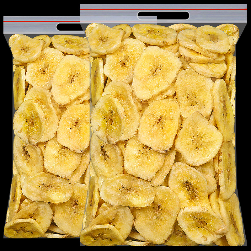 香蕉片干香蕉脆片袋装500g水果干蜜饯散装孕妇零食芭蕉干零食小吃 零食/坚果/特产 香蕉干/片 原图主图
