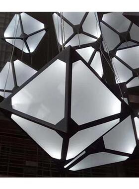 创意定制吊灯风格工厂按需亚克力个性造型灯书城文艺酒吧工程吊灯