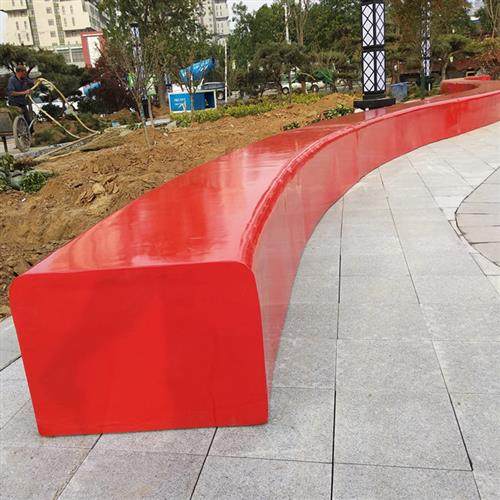 玻璃钢座椅户外园林景观树池创意异形长条坐凳城市花池休闲椅直销