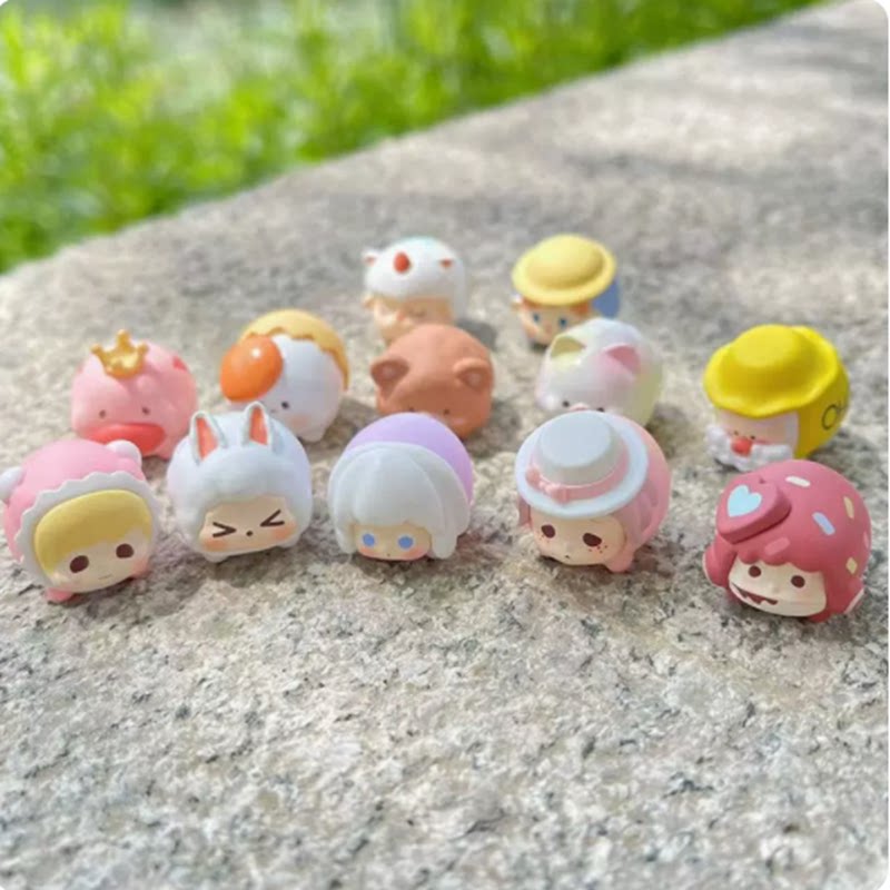 正版嘿粉儿迷你盲袋盲盒可爱q版周边潮玩手办公仔娃娃摆件礼物