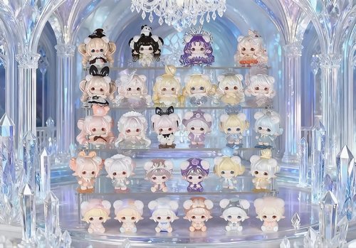 【拆盒】mimia水晶殿系列盲盒可爱桌面摆件潮玩公仔手办创意礼物