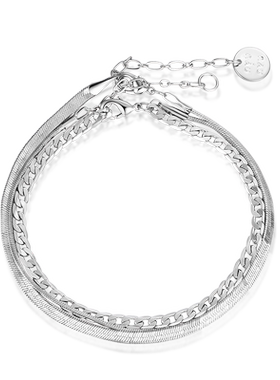 NYU·NYU三条一套光链叠戴手链个性百搭气质网红手镯nyunyu新款潮