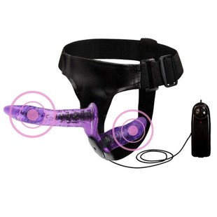 new Double Penetration Strapon Dildo Vibrators Erotic Produ