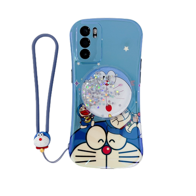 OPPOreno11硅胶卡通蓝胖子小蛮腰