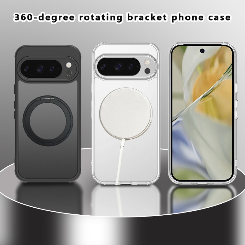 适用于谷歌Pixel10 9 8 7 6A Pro XL 7a 8a 9a 手机壳 凡盾360支架磁吸壳防摔保护套