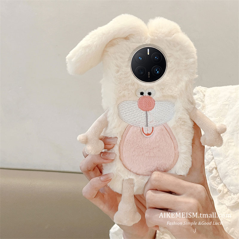 OPPOreno11手机壳毛绒保暖卡通