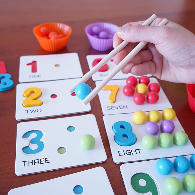 1-10数字认知启蒙教具