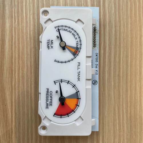 WPM惠家 KD-270S/270SN 半自动咖啡机 蒸汽 热水铜开关牛奶压力表