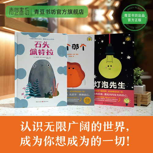 那个那个灯泡先生石头佩特拉绘本