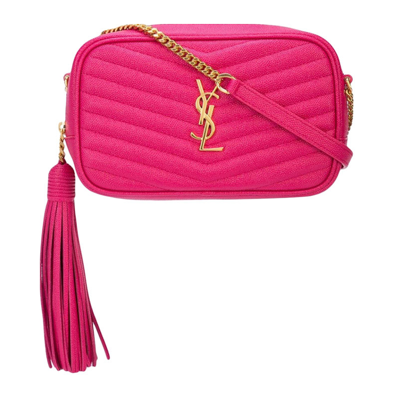 YSL 圣罗兰 桃红色女士单肩包585040-1GF01-5619