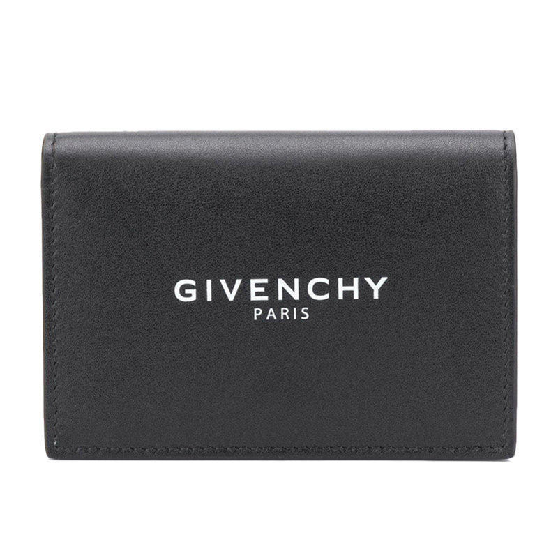 Givenchy纪梵希男士黑色对折钱包BK6004K0AC-001