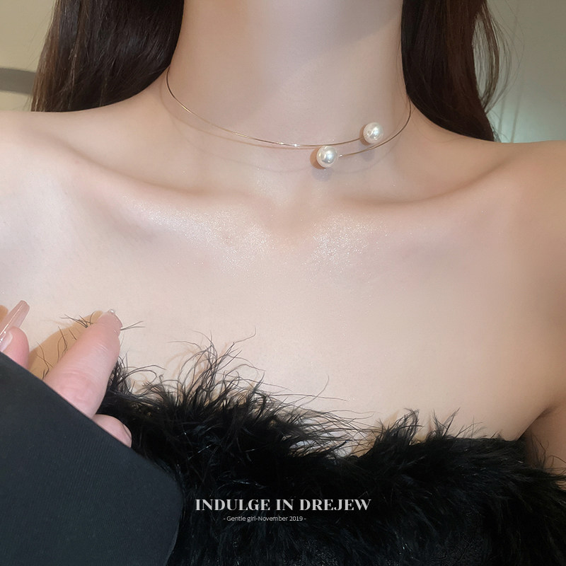 珍珠项圈女颈带高级感项链女款2026新款锁骨链choker颈链脖子配饰