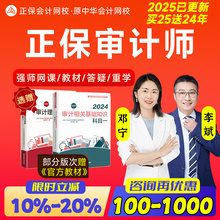 正保会计网校2025年初级中级审计师网课教材视频课程题库李斌邓宁
