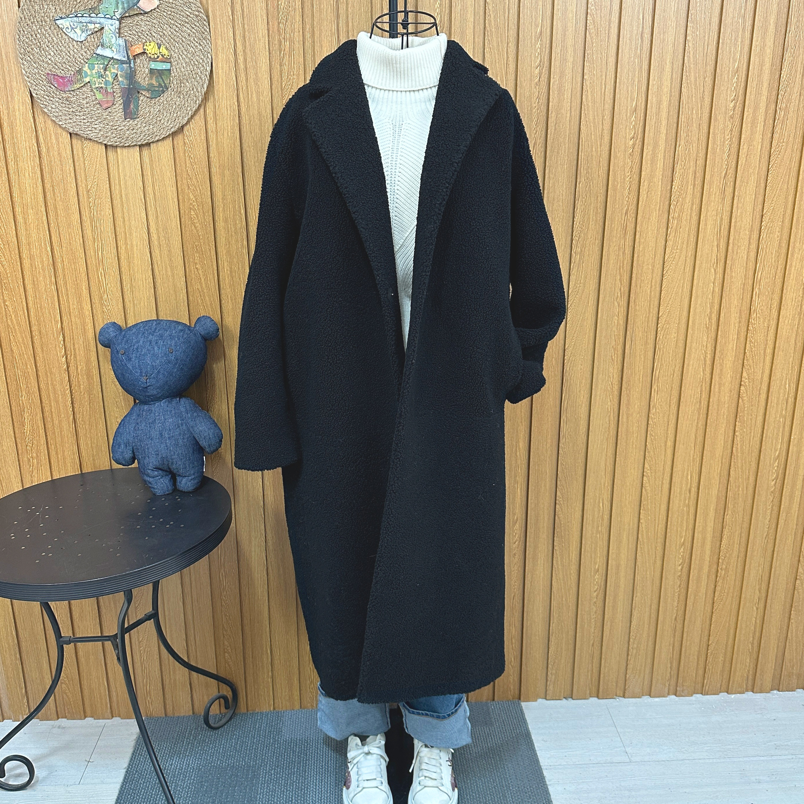 江南2025冬季新款女装品牌折扣简约纯色高端皮草外套NO退NO换PC08