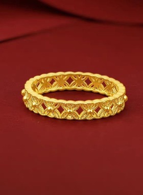 周家同款有钱花蕾丝戒指