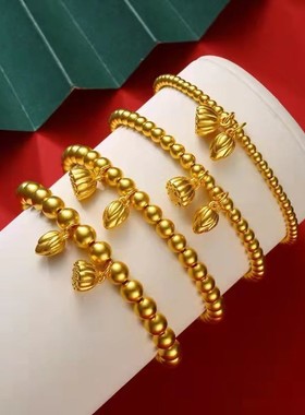 沙金古法素圈手镯两世欢