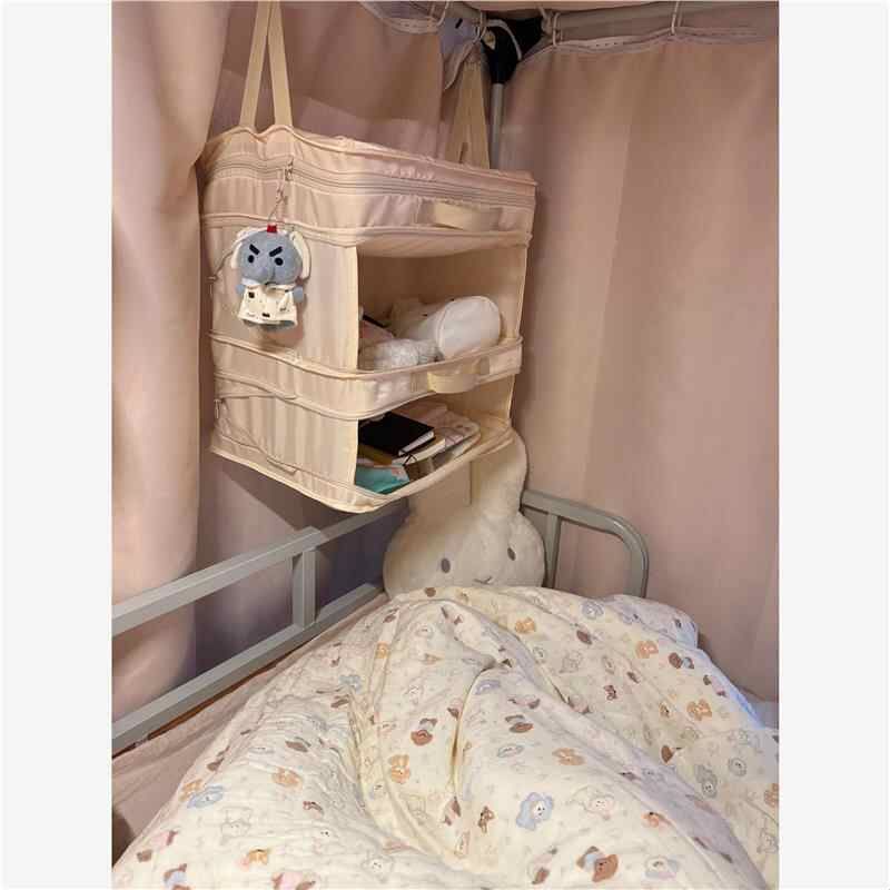宿舍床上收纳袋上铺收纳神器多功能学生悬挂式袜子内衣分层置物袋