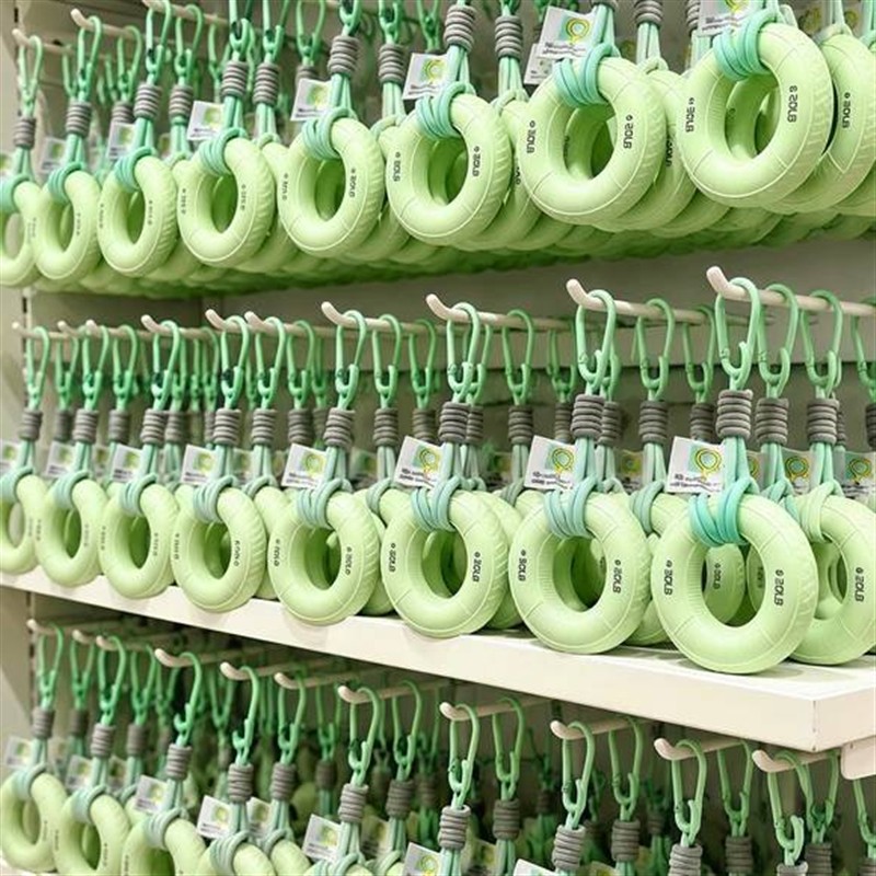 硅胶握力圈手指训练握力器挂件锻炼器材老人手腕力量工位解压握力