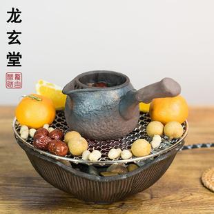 围炉烤茶煮茶器云南西北罐罐茶壶烤水果电陶炉子室内家用 新中式