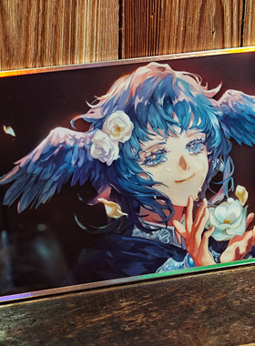 最终幻想14梅蒂恩色纸小蓝鸟ff14