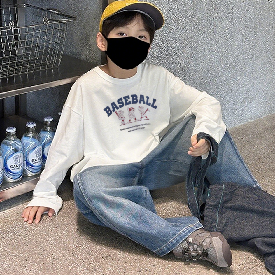 韩版男童纯棉保暖长袖百搭上衣