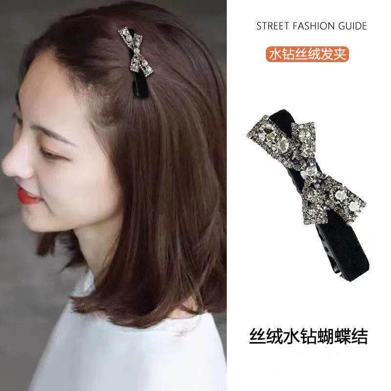 蝴蝶结发夹女2025新款前额刘海夹