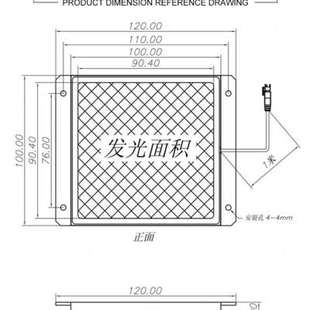 10机器光源mm检测视觉光源z面新品 照明背光源0显微镜0定光源led