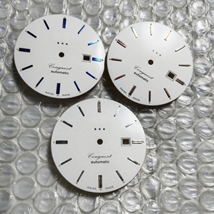 代浪白色3星表盘36.2毫米3点字面8200 8215 2813 st6手表壳配件