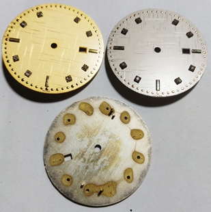 男表盘32.6毫米镶钻白3点2813 8200 8205 8215st6单日历手表配件