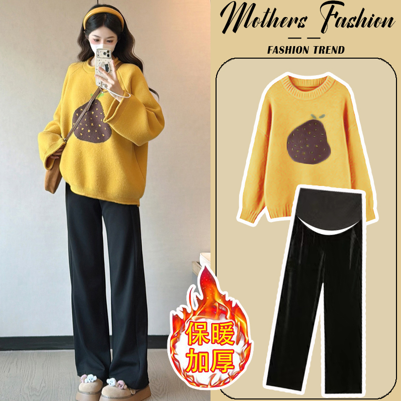 孕妇套装秋冬2025新款