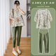 上衣裤 孕妇套装 洋气时髦短袖 外出时尚 子两件套产检辣妈夏 2026新款