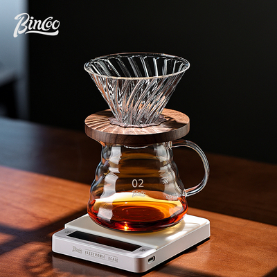 Bincoo手冲咖啡玻璃分享壶V60