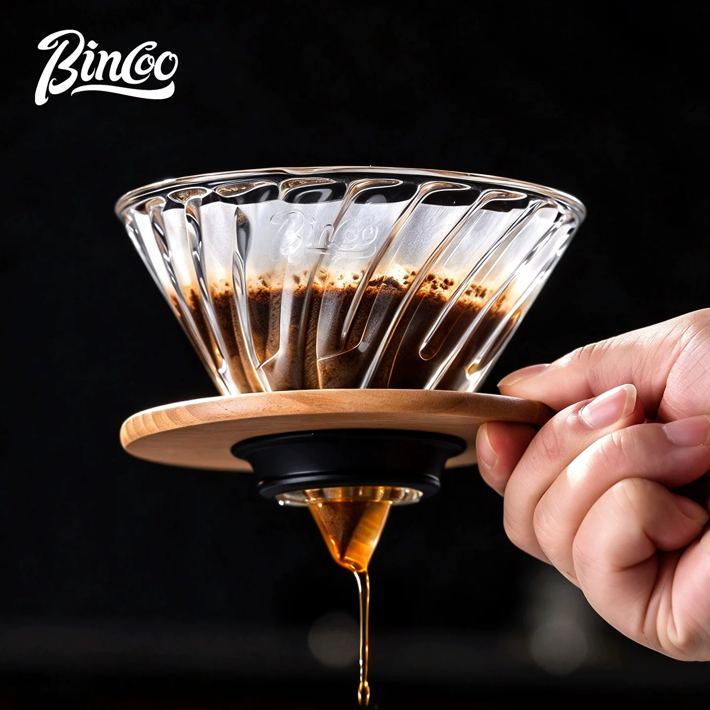 Bincoo咖啡滤杯杯托手冲咖啡过滤萃取v60滴滤式咖啡配件配套器具