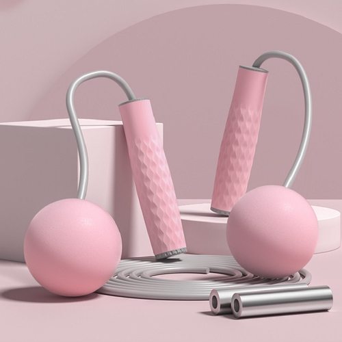 定制无绳负重大球加粗绳跳绳健身