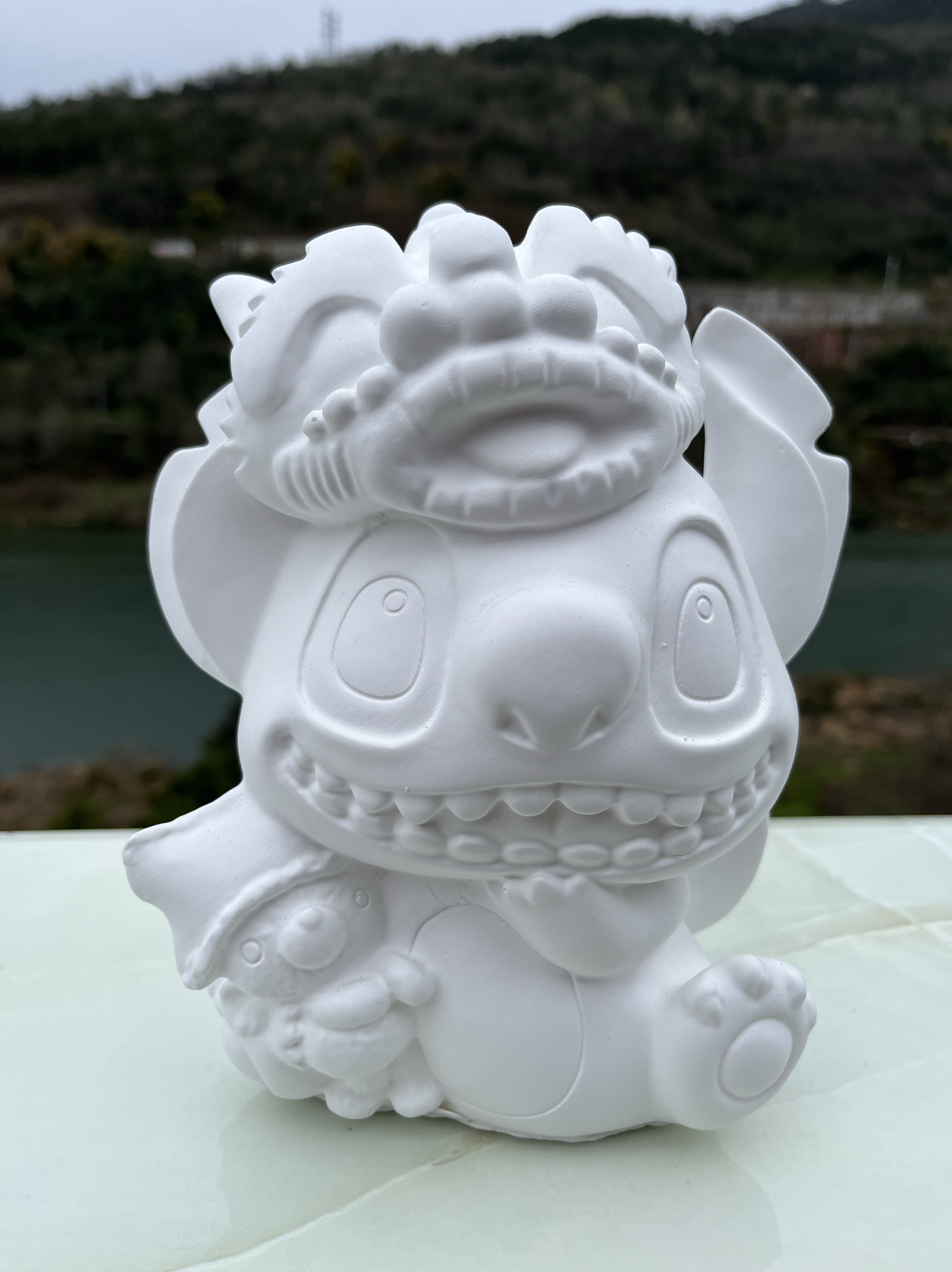 石膏娃娃摆件涂鸦模具树脂玻璃钢白模填色/模具彩绘/