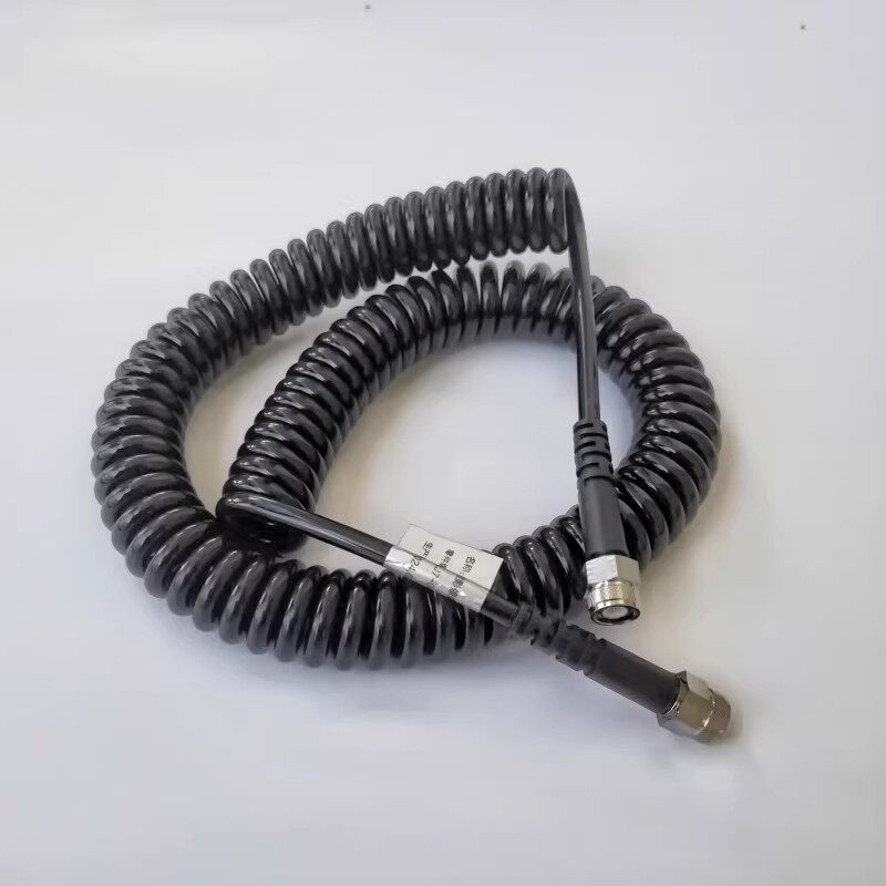 适用重汽豪沃MAX/TH7监控360倒车后摄像头信号延长螺旋连接光纤线