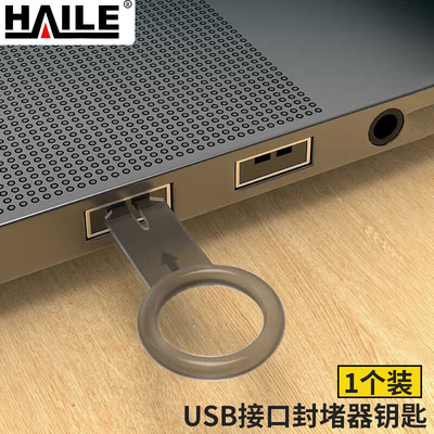 HAILE USB封堵器钥匙 1个      HT-YS-U