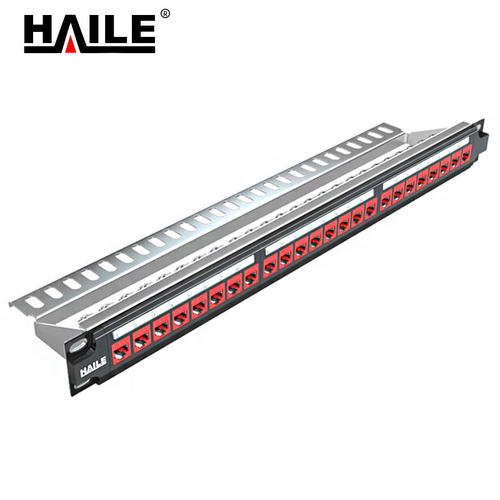 HAILE 专网屏蔽配线架满配 HP-3124F(红A)