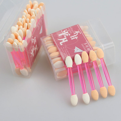 双头眼影棒懒人一次性海绵