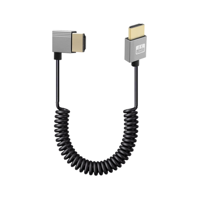 HDMI高清弹簧线极细软线