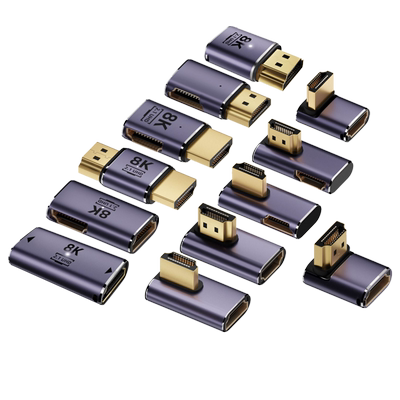 HDMI2.1版公对母高清转接头