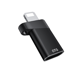 适用苹果转接头OTG外接U盘转换器连接lightning充电PD30W快充手机iPad平板typec耳机无线麦克风直播声卡录音