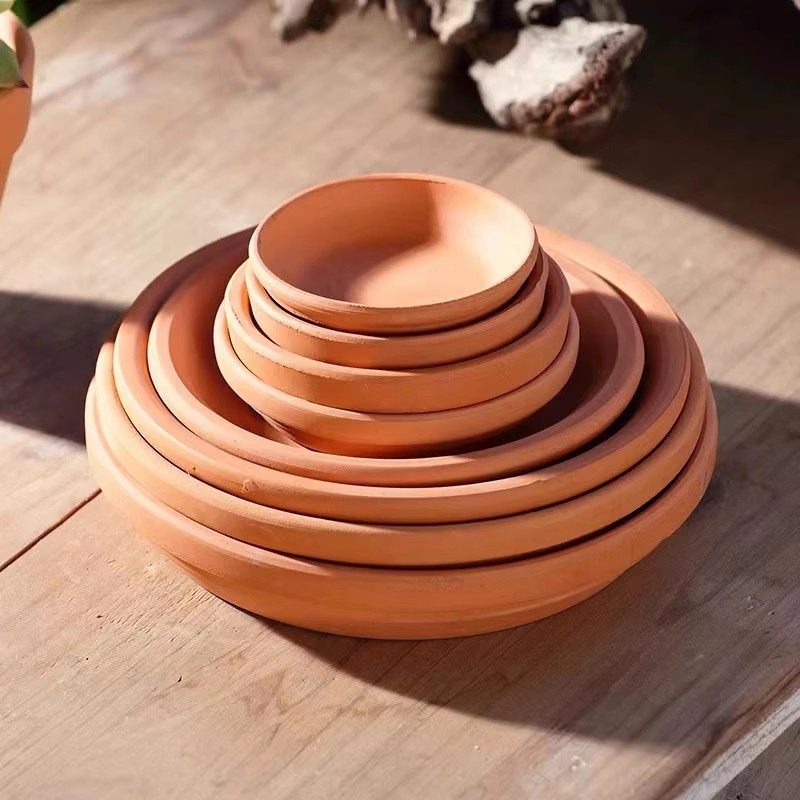 多肉红陶托盘接水盘圆形盘子底托浇水防漏防湿防尘透气垫底盘底座,鲜花速递/花卉仿真/绿植园艺,花盆,淘宝优惠券,粉丝福利购,淘宝优惠卷