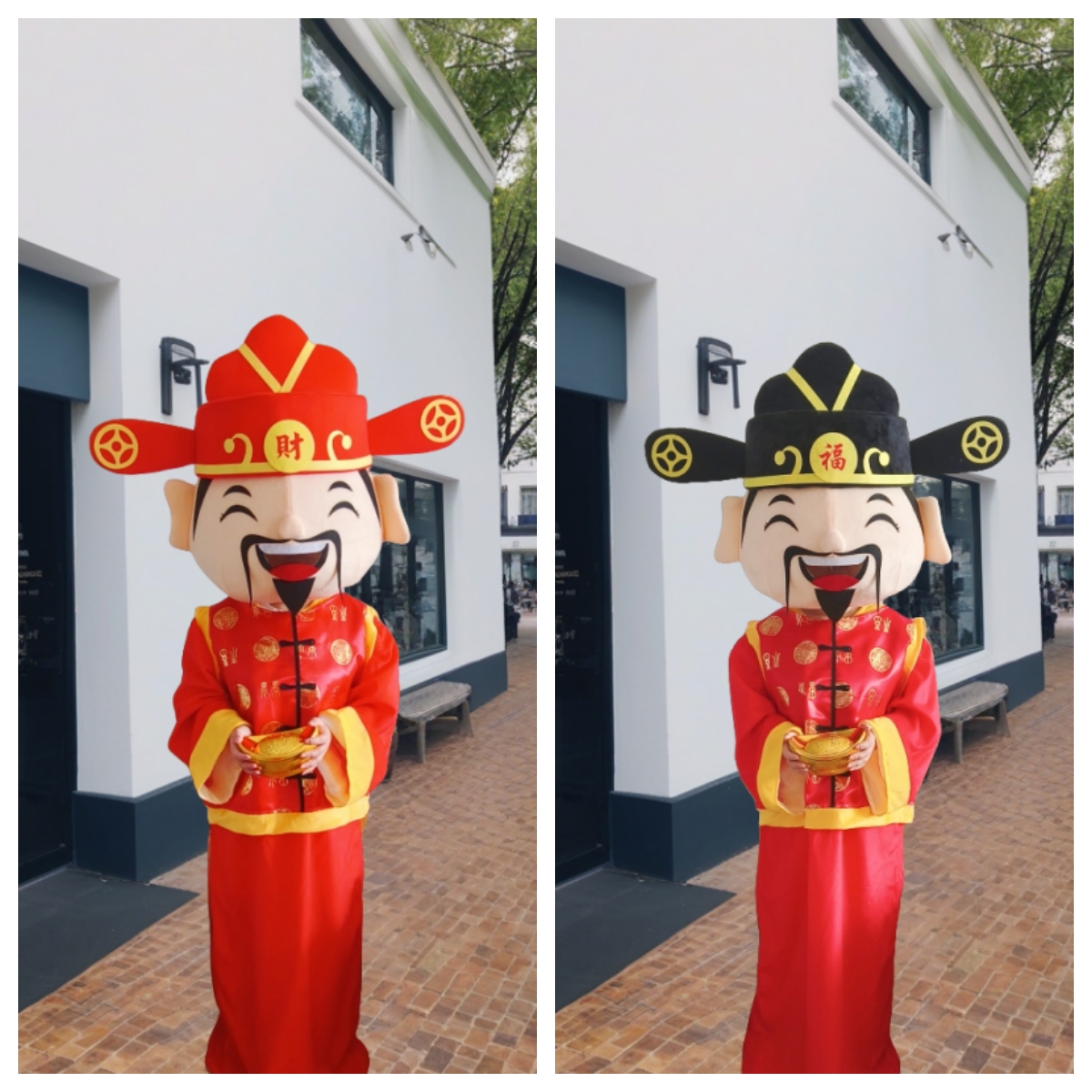 新款财神爷卡通人偶服装