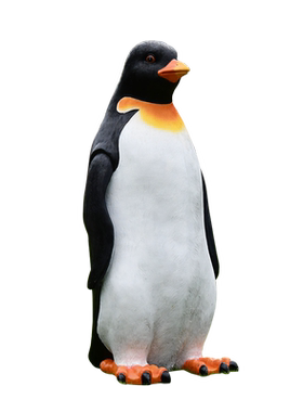 动物公园房地产仿真企鹅景观雕塑