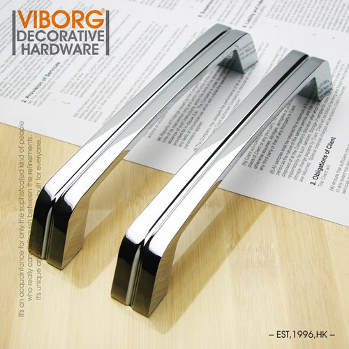 域堡简约橱柜衣柜抽屉双孔把手