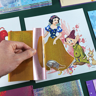 白雪公主换装 贴贴纸儿童魔幻艺术转印贴贴画书卡通3到6岁女孩玩具